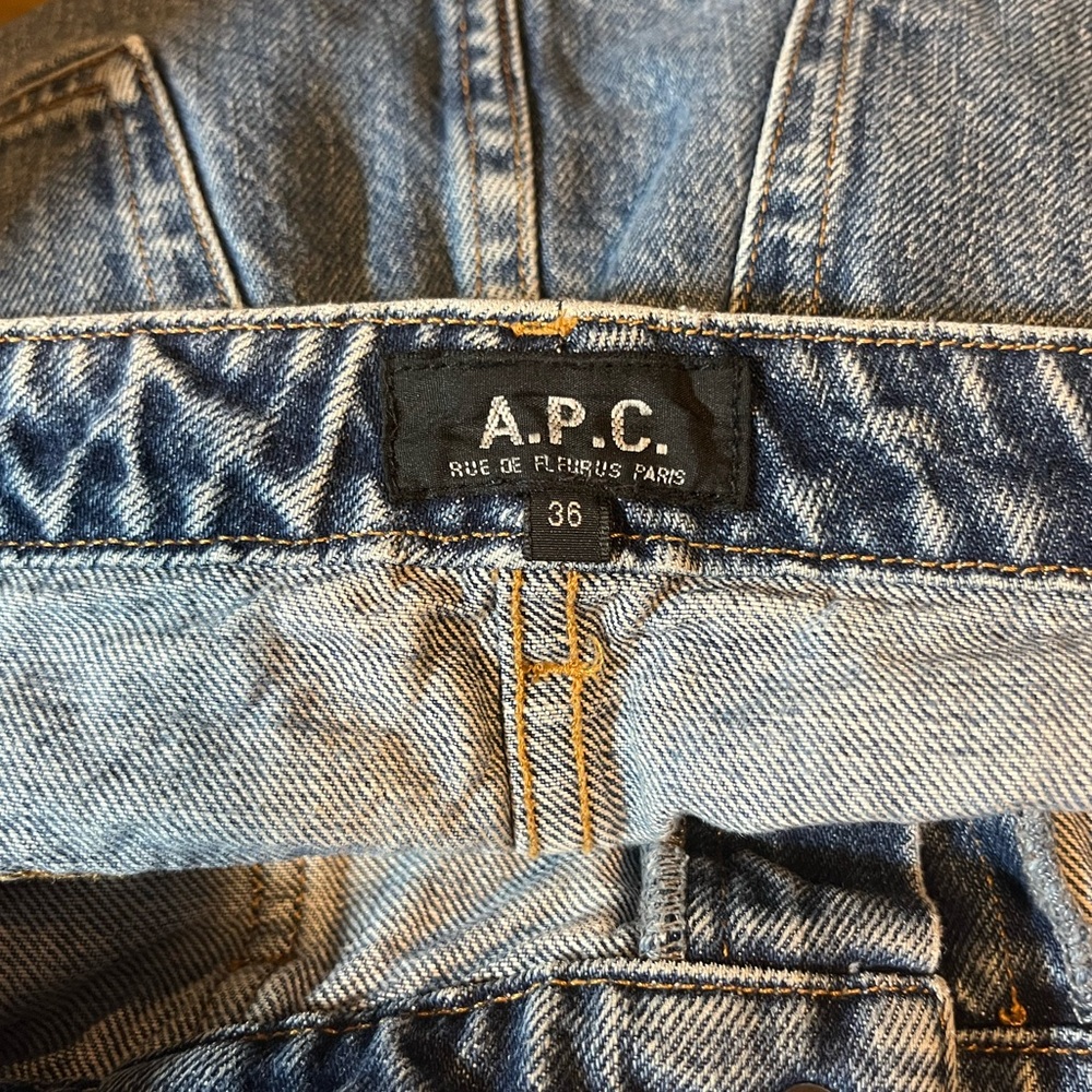 A.P.C. Denim Mini Skirt - Picture 4 of 5